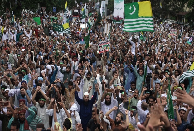 pok protest , pak adhikrito kashmir protest