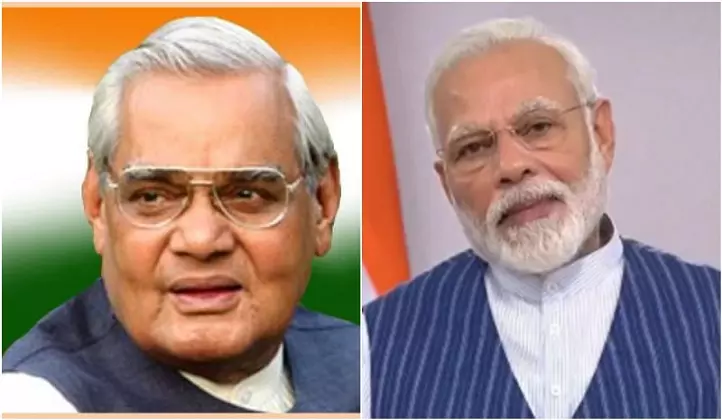 atal bihari vajpayee with modi