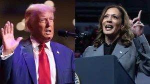 trump and kamala-harris