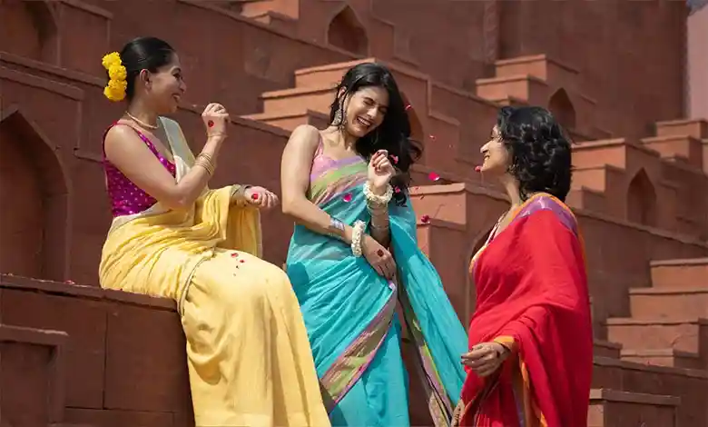 women in saree